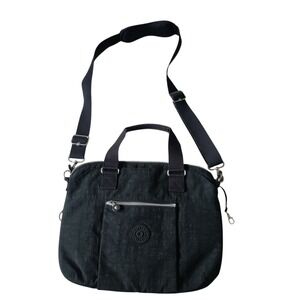 Kipling Laptop Crossbody Shoulder Bag 15" Black
